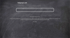 Desktop Screenshot of helpjacqui.com